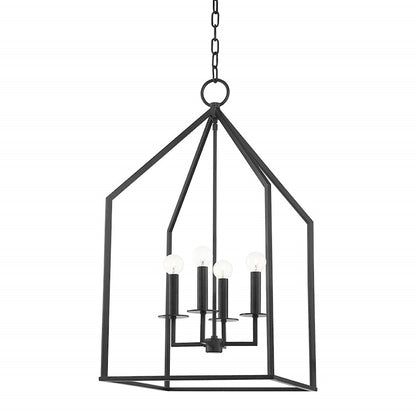 Mitzi Lena 4 Light Large Pendant, Aged Iron - H514704L-AI