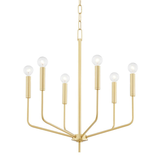 Mitzi Bailey 6 Light Chandelier, Aged Brass - H516806-AGB