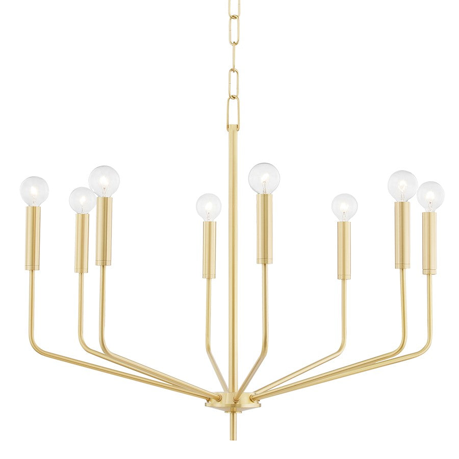 Mitzi Bailey 8 Light Chandelier, Aged Brass - H516808-AGB