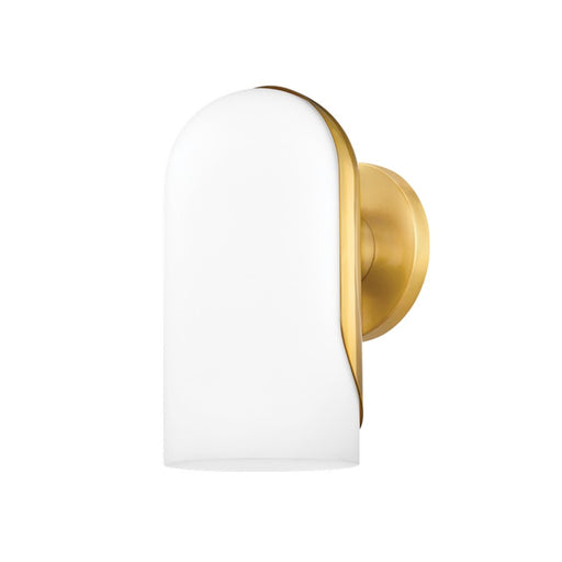 Mitzi London 1 Light Wall Sconce, Aged Brass - H550301-AGB