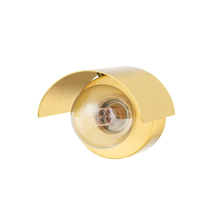 Mitzi Malia 1 Light Wall Sconce, Aged Brass - H571101-AGB