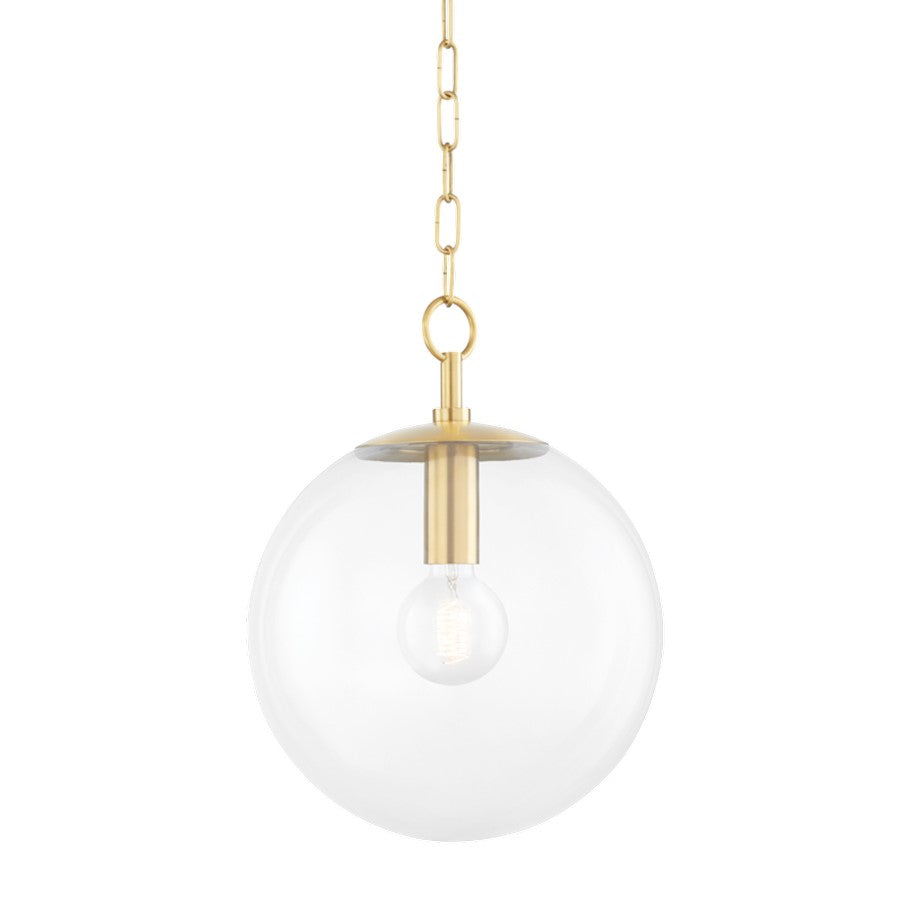 Mitzi Juliana 1 Light Small Pendant, Aged Brass - H609701S-AGB