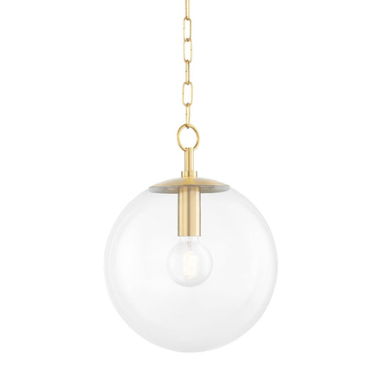 Mitzi Juliana 1 Light Small Pendant, Aged Brass - H609701S-AGB