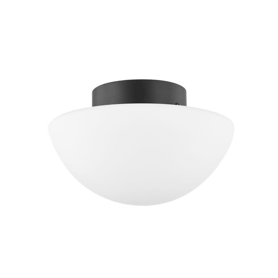 Mitzi Andrea 1 Light 7" Flush Mount, Soft Black/Opal Matte - H611501-SBK