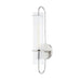 Mitzi Beck 1 Light Wall Sconce, Polished Nickel/Clear - H640101-PN