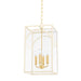 Mitzi Addison 2 Light 21" Pendant, Aged Brass/Clear - H642704S-AGB-TCR