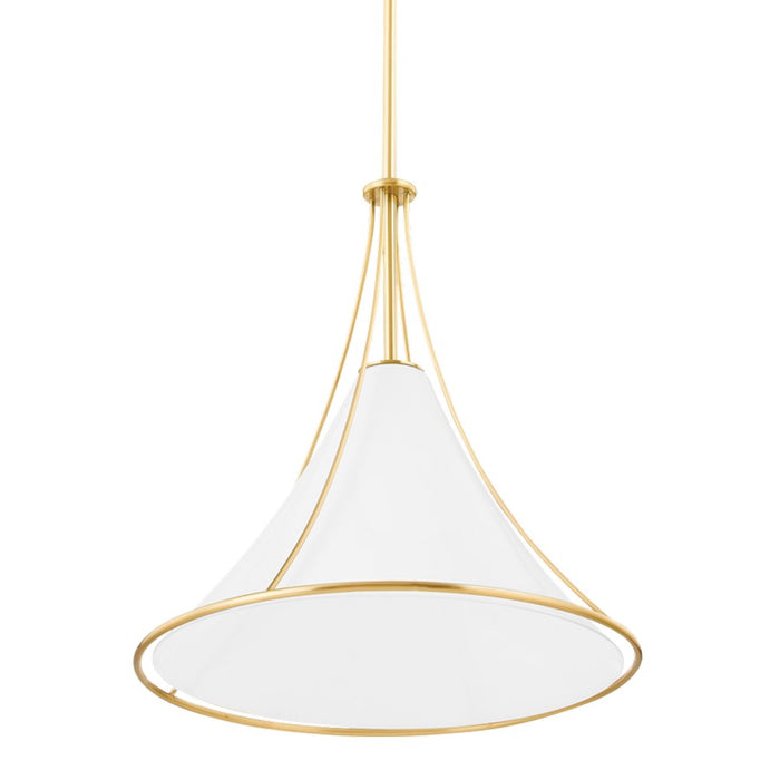 Mitzi Madelyn 1 Light 19" Pendant, Aged Brass/Clear - H645701L-AGB
