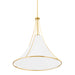 Mitzi Madelyn 1 Light 19" Pendant, Aged Brass/Clear - H645701L-AGB