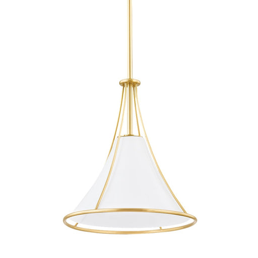 Mitzi Madelyn 1 Light 14" Pendant, Aged Brass/Clear - H645701S-AGB