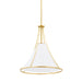 Mitzi Madelyn 1 Light 14" Pendant, Aged Brass/Clear - H645701S-AGB