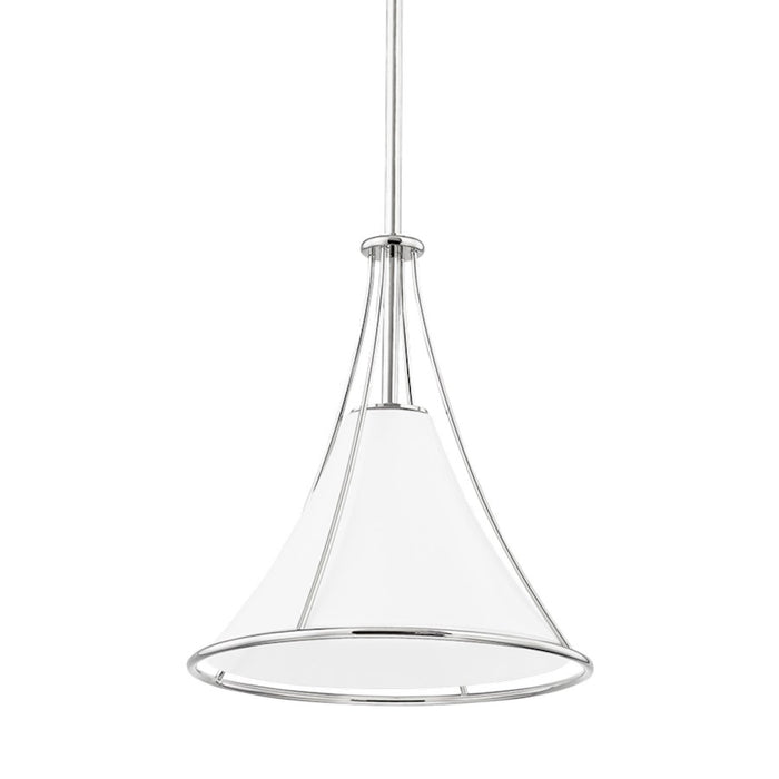 Mitzi Madelyn 1 Light 14" Pendant, Polished Nickel/Clear - H645701S-PN
