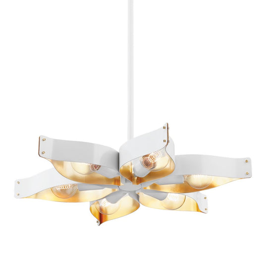 Mitzi Nala 6 Light Chandelier, Soft White - H658806-SWH-GL