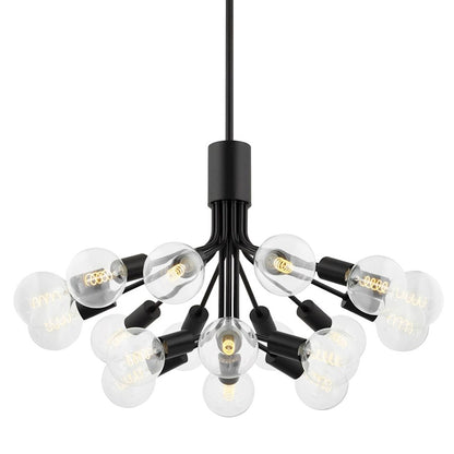 Mitzi Drea 18 Light Chandelier, Soft Black - H680818-SBK