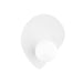 Mitzi Leni 1 Light Wall Sconce, Texture White/White - H697101-TWH