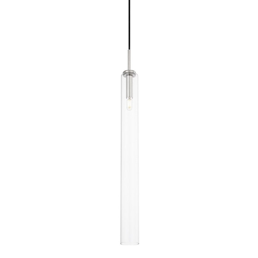 Mitzi Nyah 1 Light 32" Pendant, Polished Nickel/Clear - H701701L-PN