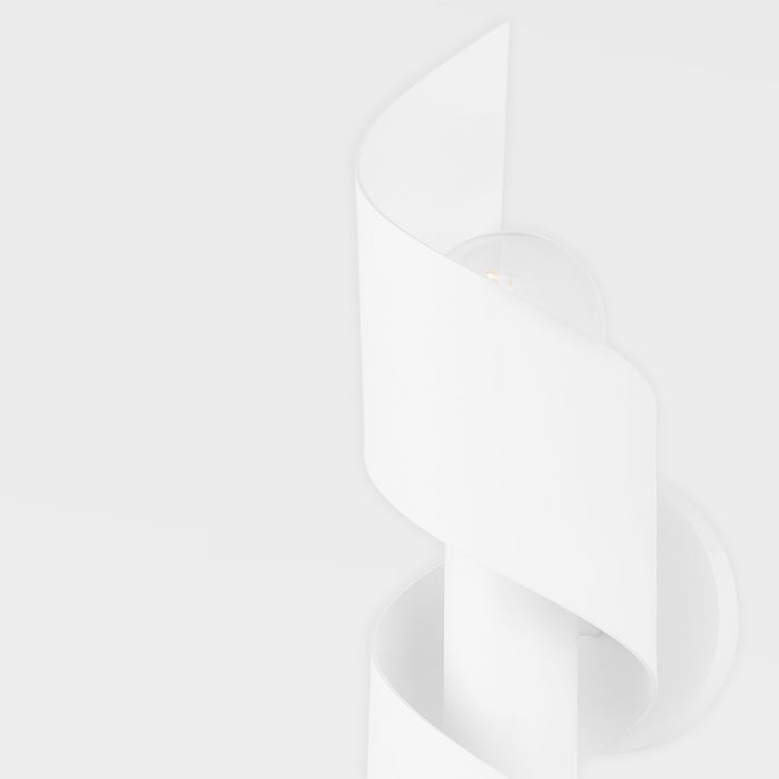 Mitzi Edie 2 Light Wall Sconce, Texture White