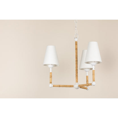 Mariana Chandelier, Textured White