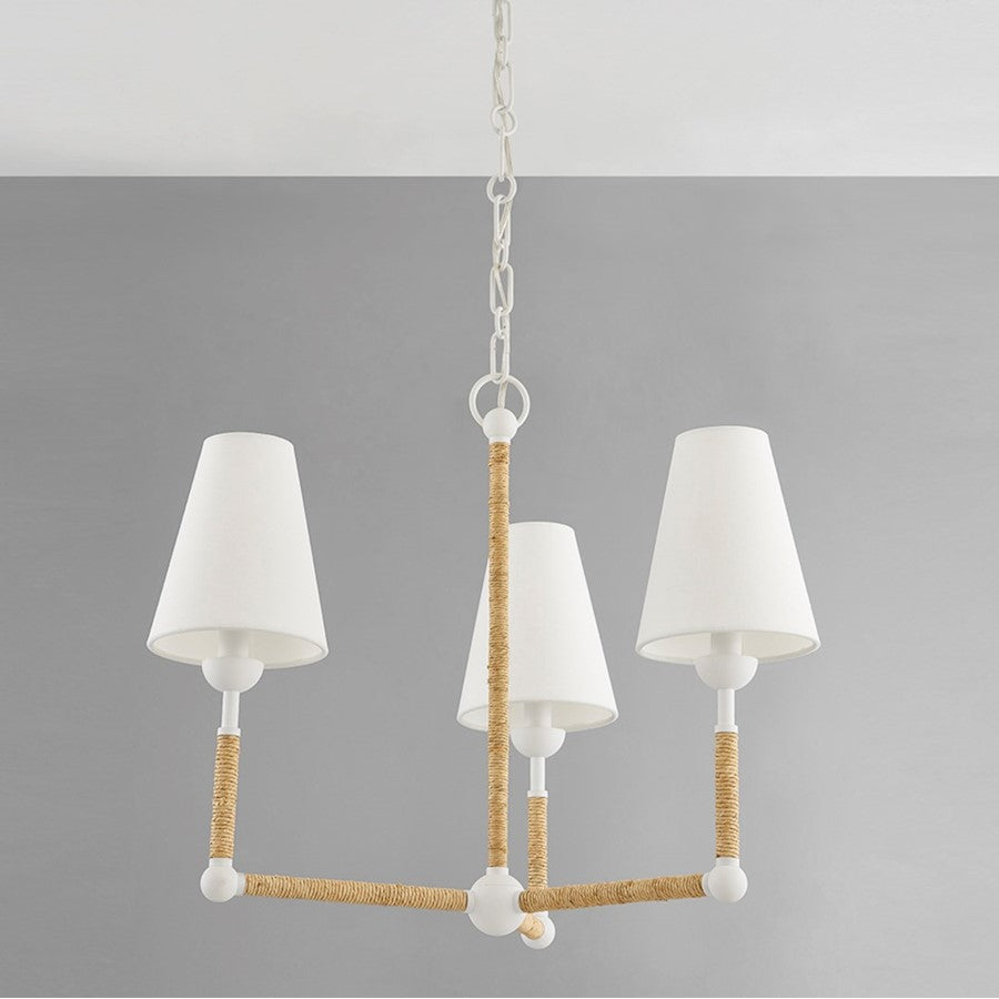 Mariana Chandelier, Textured White