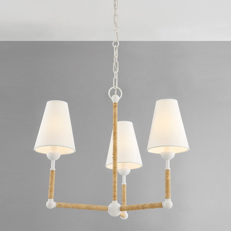 Mariana Chandelier, Textured White