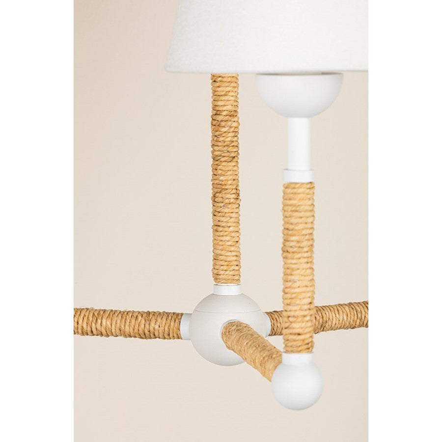 Mariana Chandelier, Textured White