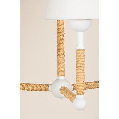 Mariana Chandelier, Textured White