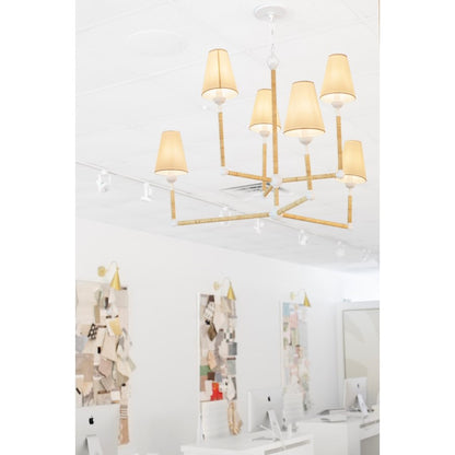 Mariana Chandelier, Textured White