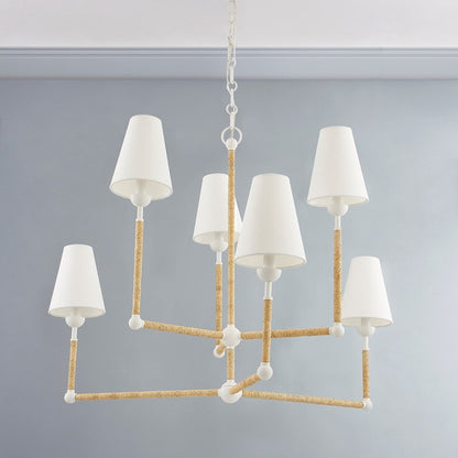 Mariana Chandelier, Textured White