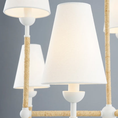 Mariana Chandelier, Textured White