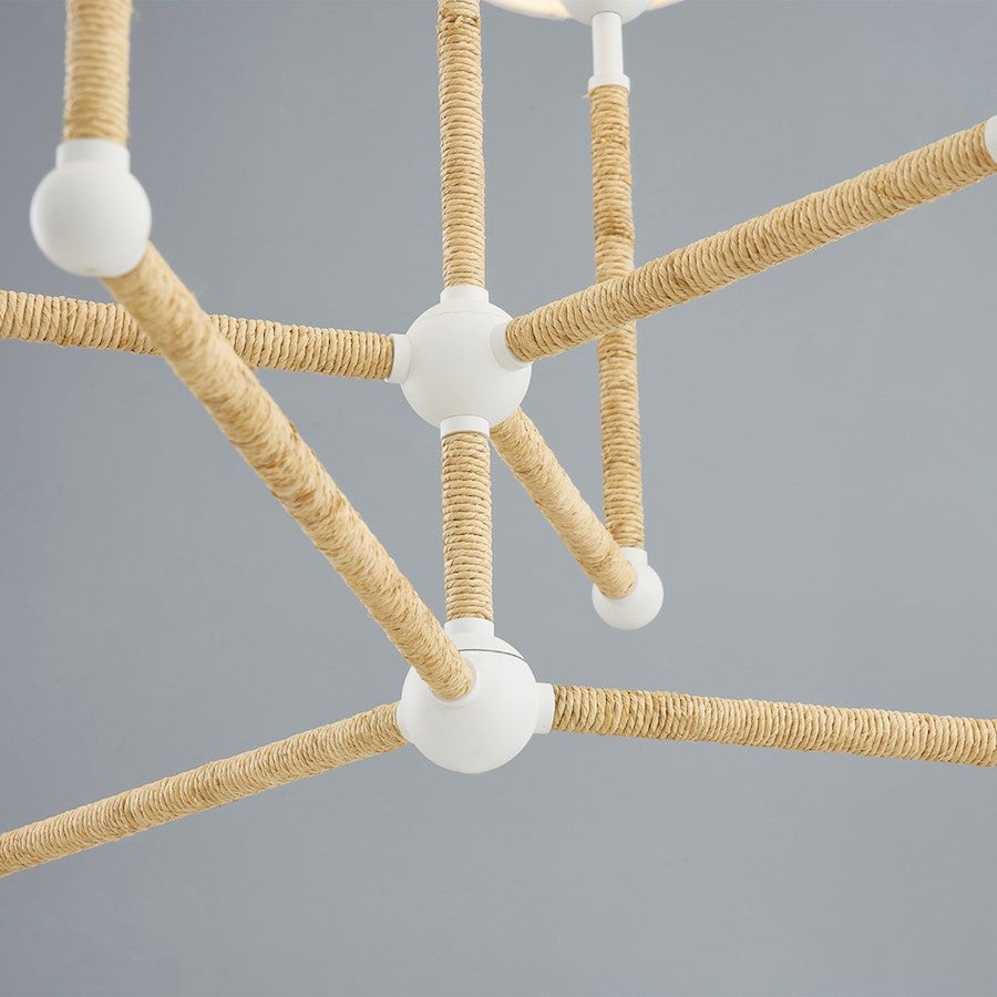 Mariana Chandelier, Textured White