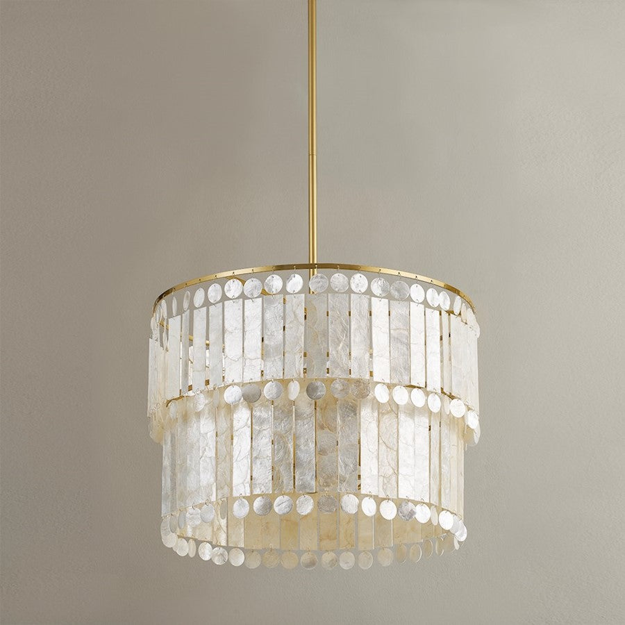 Melisa Chandelier, Aged Brass