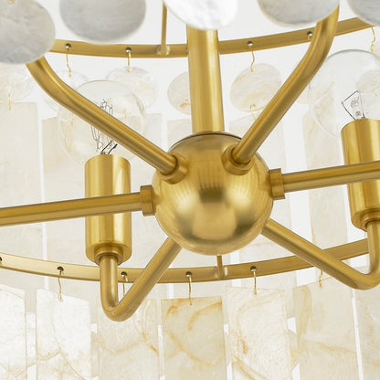 Melisa Chandelier, Aged Brass