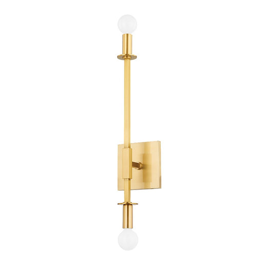Mitzi Milana 2 Light Wall Sconce, Aged Brass - H717102-AGB