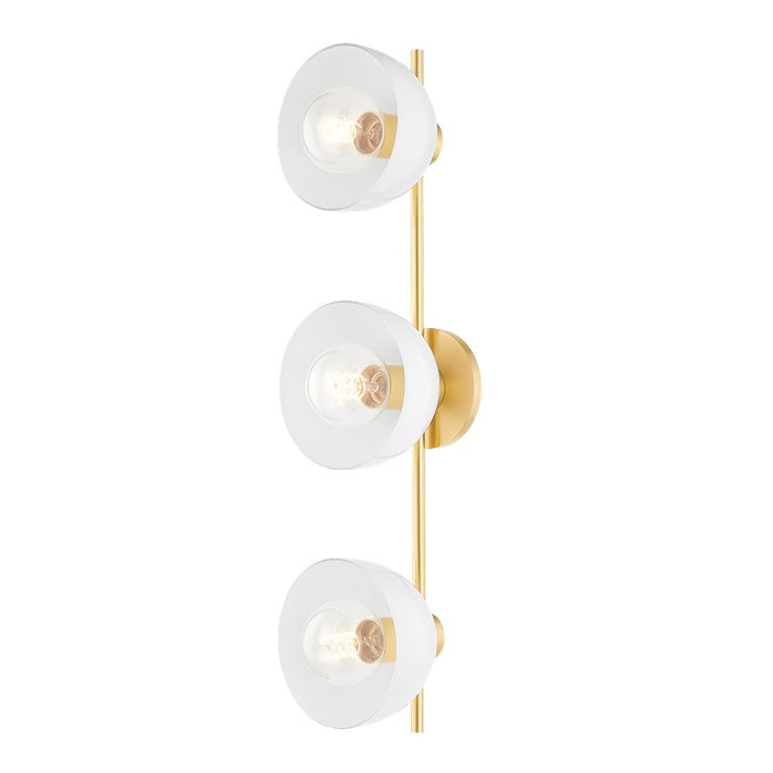 Mitzi Belle 3 Light Bath And Vanity, Aged Brass - H724303-AGB