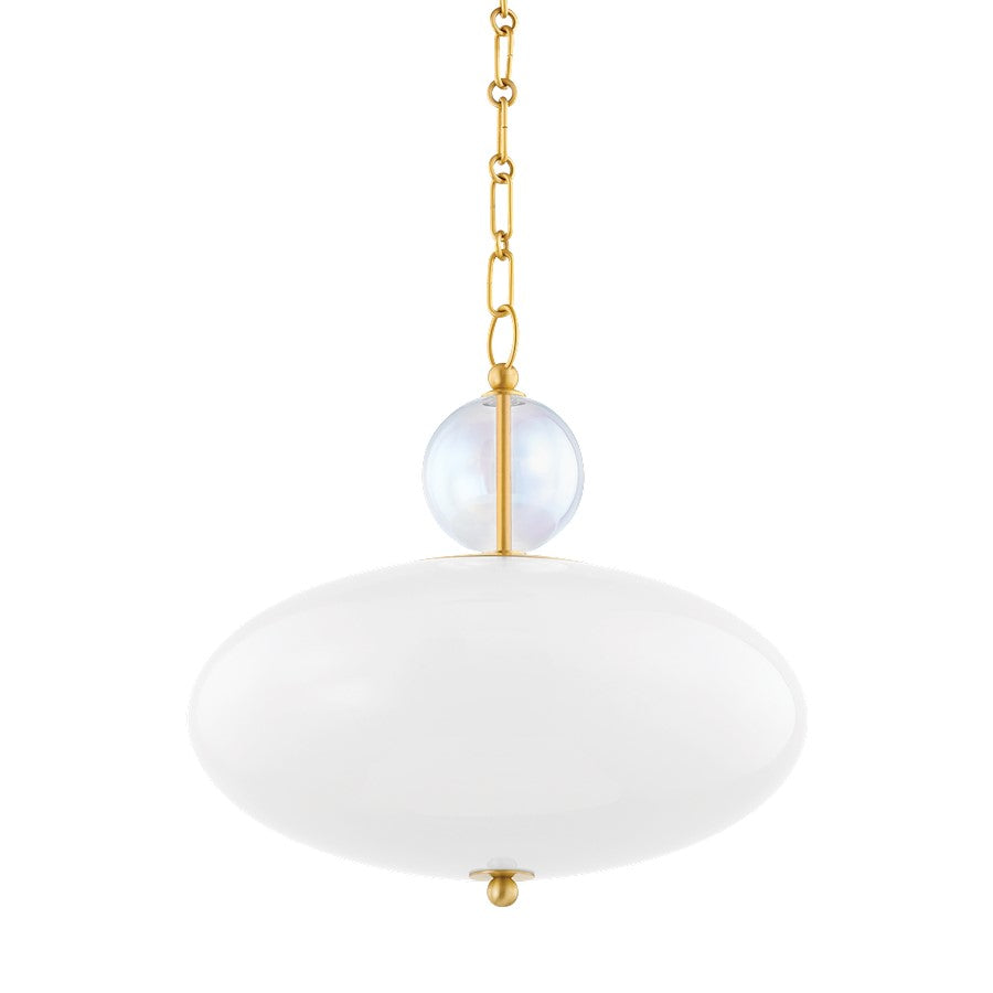 Mitzi Viviana 1 Light Pendant, Aged Brass - H729701-AGB