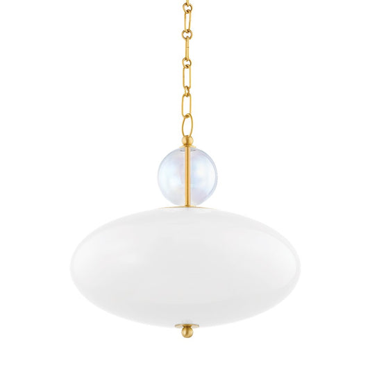 Mitzi Viviana 1 Light Pendant, Aged Brass - H729701-AGB