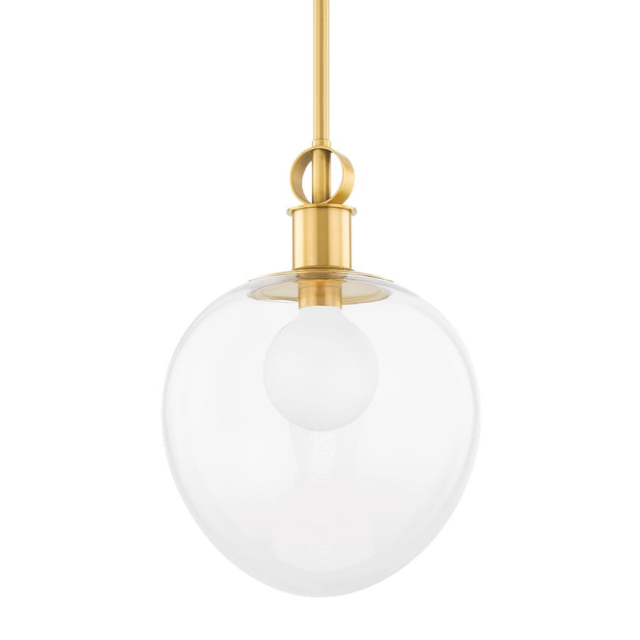 Mitzi Anna 1 Light 20" Pendant, Aged Brass - H736701L-AGB