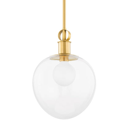 Mitzi Anna 1 Light 20" Pendant, Aged Brass - H736701L-AGB