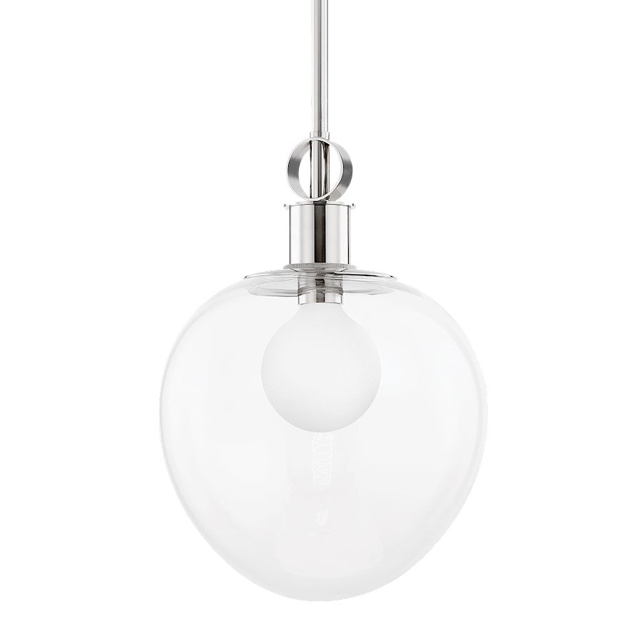 Mitzi Anna 1 Light 20" Pendant, Polished Nickel - H736701L-PN