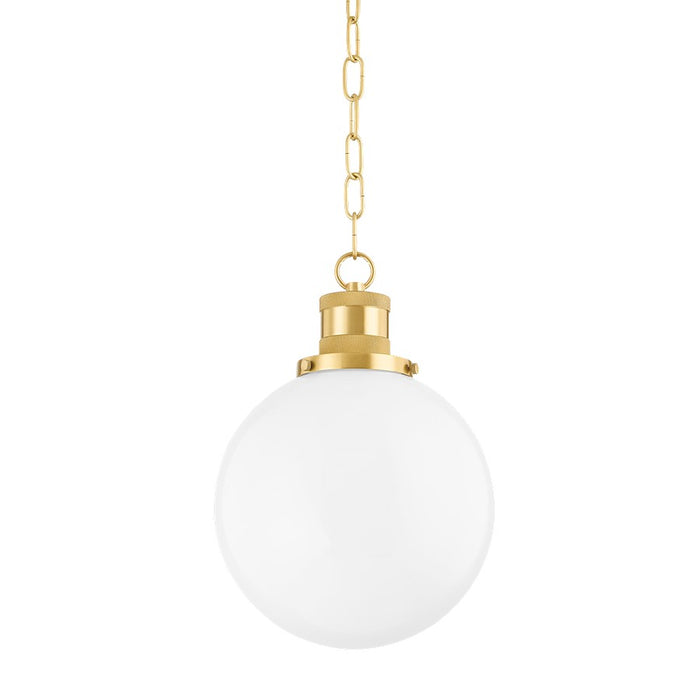 Mitzi Beverly 1 Light 15" Pendant, Aged Brass - H770701S-AGB