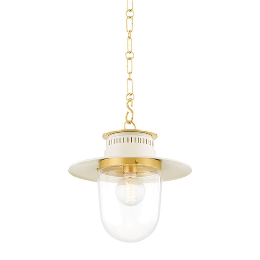 Mitzi Nori 1 Light 13" Pendant, Aged Brass - H773701S-AGB-SCR