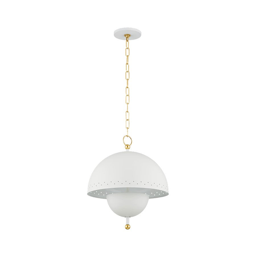 Mitzi Jojo 2 Light Pendant, Aged Brass/Soft White/Soft White - H885702-AGB-SWH