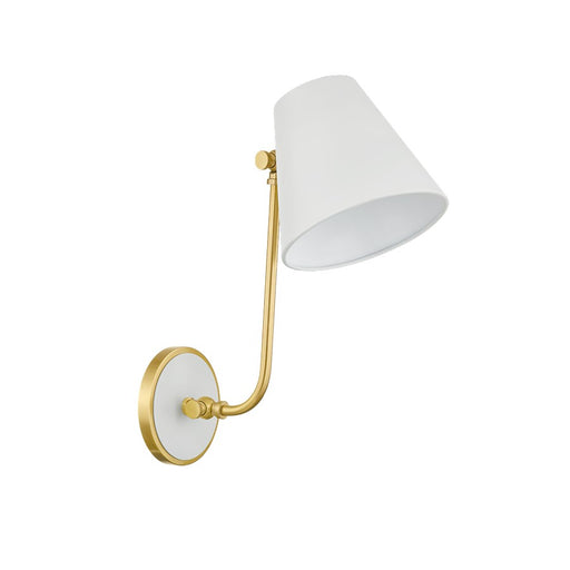 Mitzi Georgann 1 Light Wall Sconce, Aged Brass/Soft White - H891101-AGB-SWH
