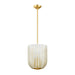 Mitzi Cece 3 Light Lantern, Aged Brass/Champagne - H892703-AGB