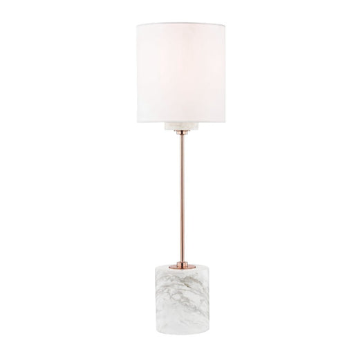 Mitzi Fiona 1 Light Table Lamp, Polished Copper/Off White - HL153201-POC