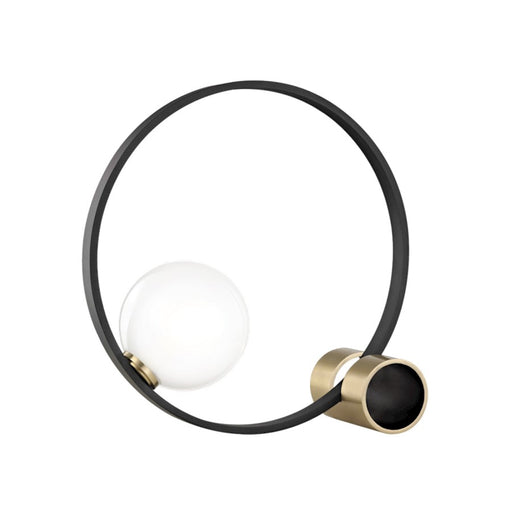 Mitzi Zena 1 Light Table Lamp, Aged Brass/Black - HL155201-AGB-BK