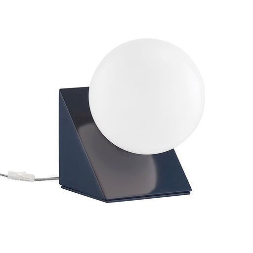 Mitzi Aspyn 1 Light Table Lamp, Navy/Opal Glossy - HL385201-PN-NVY