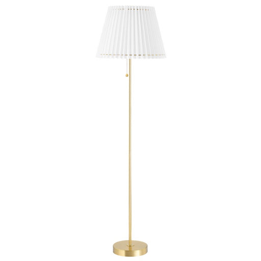 Mitzi Demi 1 Light Floor Lamp, Aged Brass - HL476401-AGB