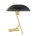 Mitzi Landis 1 Light Table Lamp, Aged Brass/Black - HL536201-AGB-BK