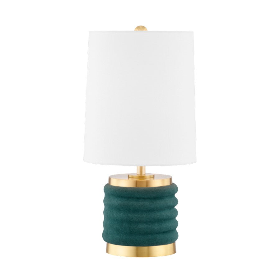 Mitzi Bethany 1 Light Table Lamp, Aged Brass/DTL - HL561201-AGB-DTL