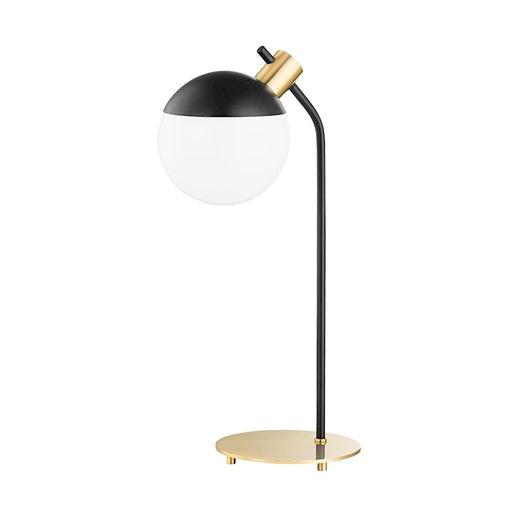 Mitzi Miranda 1 Light Table Lamp, Aged Brass/Soft Black/White - HL573201-AGB-SBK